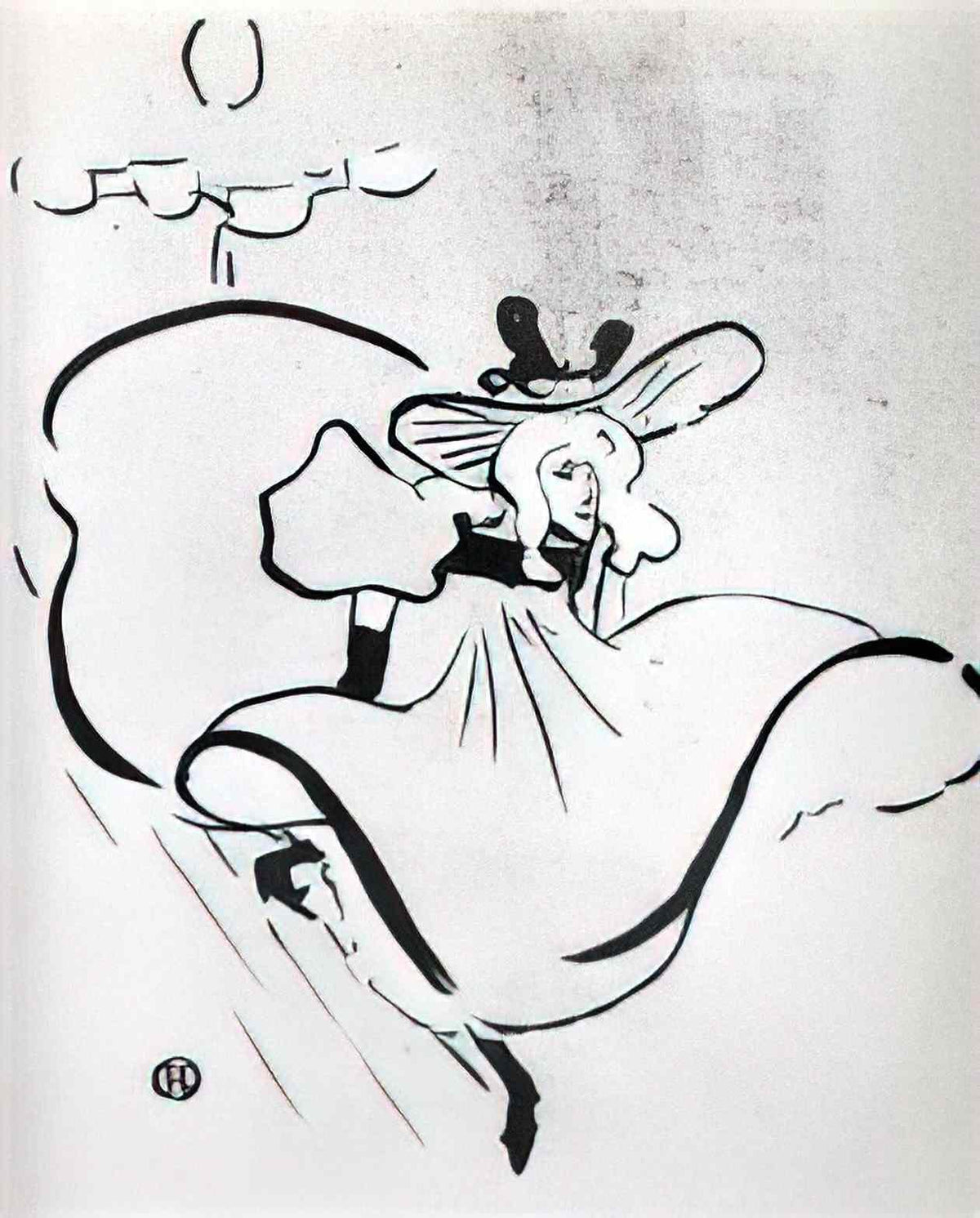 Toulouse Lautrec jane avril Art A4 Photo Print