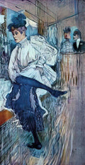 Toulouse Lautrec jane avril dancing 1892 1 Art A4 Photo Print