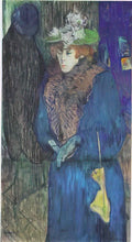 Toulouse Lautrec jane avril enter the moulin rouge 1892 Art A4 Photo Print