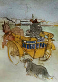 Toulouse Lautrec la charrette anglaise the english dog cart crop A4 Photo Print