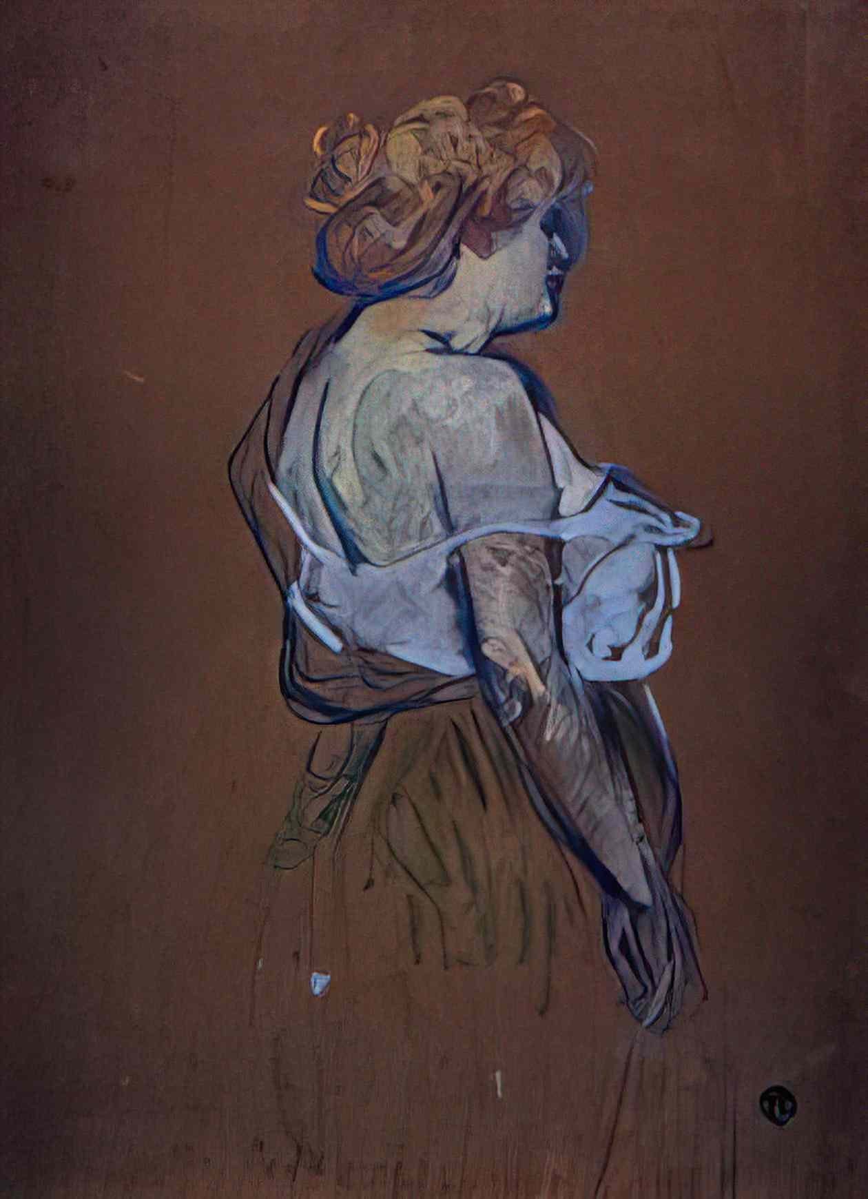 Toulouse Lautrec lucie bellanger 1896 Art A4 Photo Print