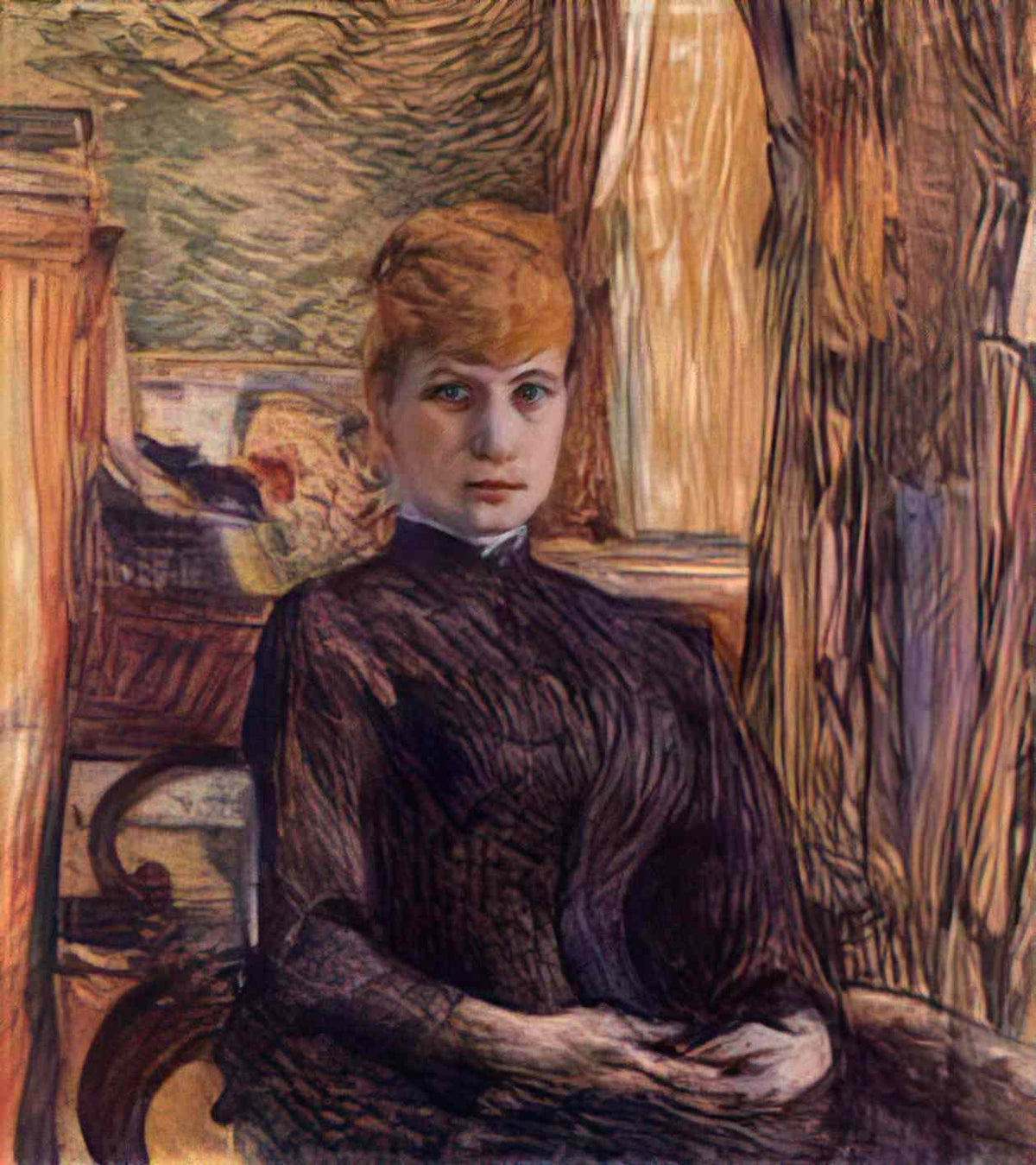 Toulouse Lautrec madame juliette pascal 1871 Art A4 Photo Print