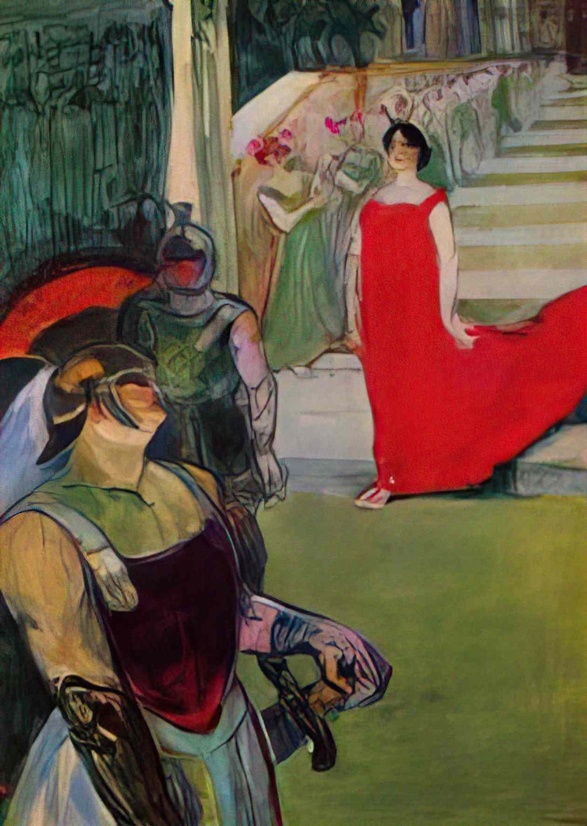 Toulouse Lautrec messaline 1901 Art A4 Photo Print