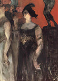 Toulouse Lautrec messaline between two extras 1901 Art A4 Photo Print