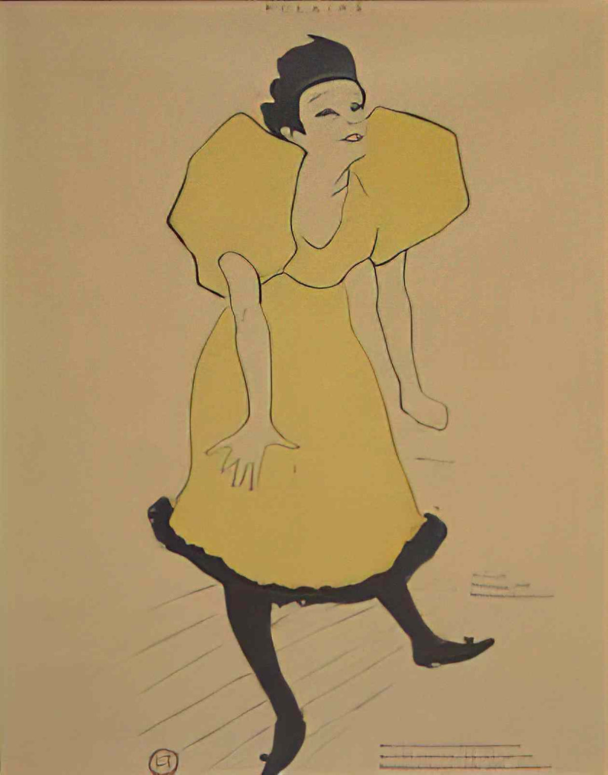 Toulouse Lautrec polaire Art A4 Photo Print