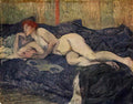 Toulouse Lautrec reclining nude 1897 Art A4 Photo Print