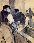 Toulouse Lautrec the bartender 1900 Art A4 Photo Print