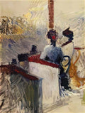Toulouse Lautrec the box Art A4 Photo Print