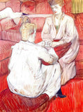 Toulouse Lautrec the card players 1893 Art A4 Photo Print
