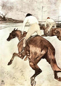 Toulouse Lautrec the jockey 1899 Art A4 Photo Print