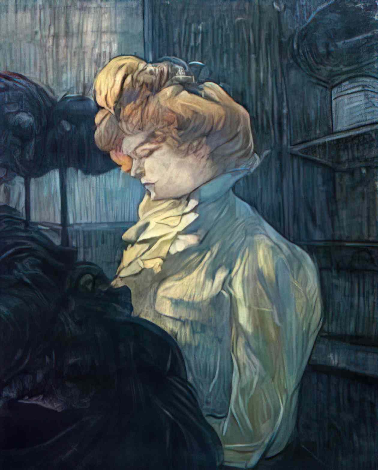 Toulouse Lautrec the milliner 1900 Art A4 Photo Print