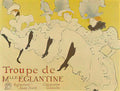Toulouse Lautrec troupe de mlle elegantine affiche 1896 Art A4 Photo Print