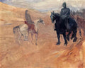 Toulouse Lautrec two knights in armor Art A4 Photo Print