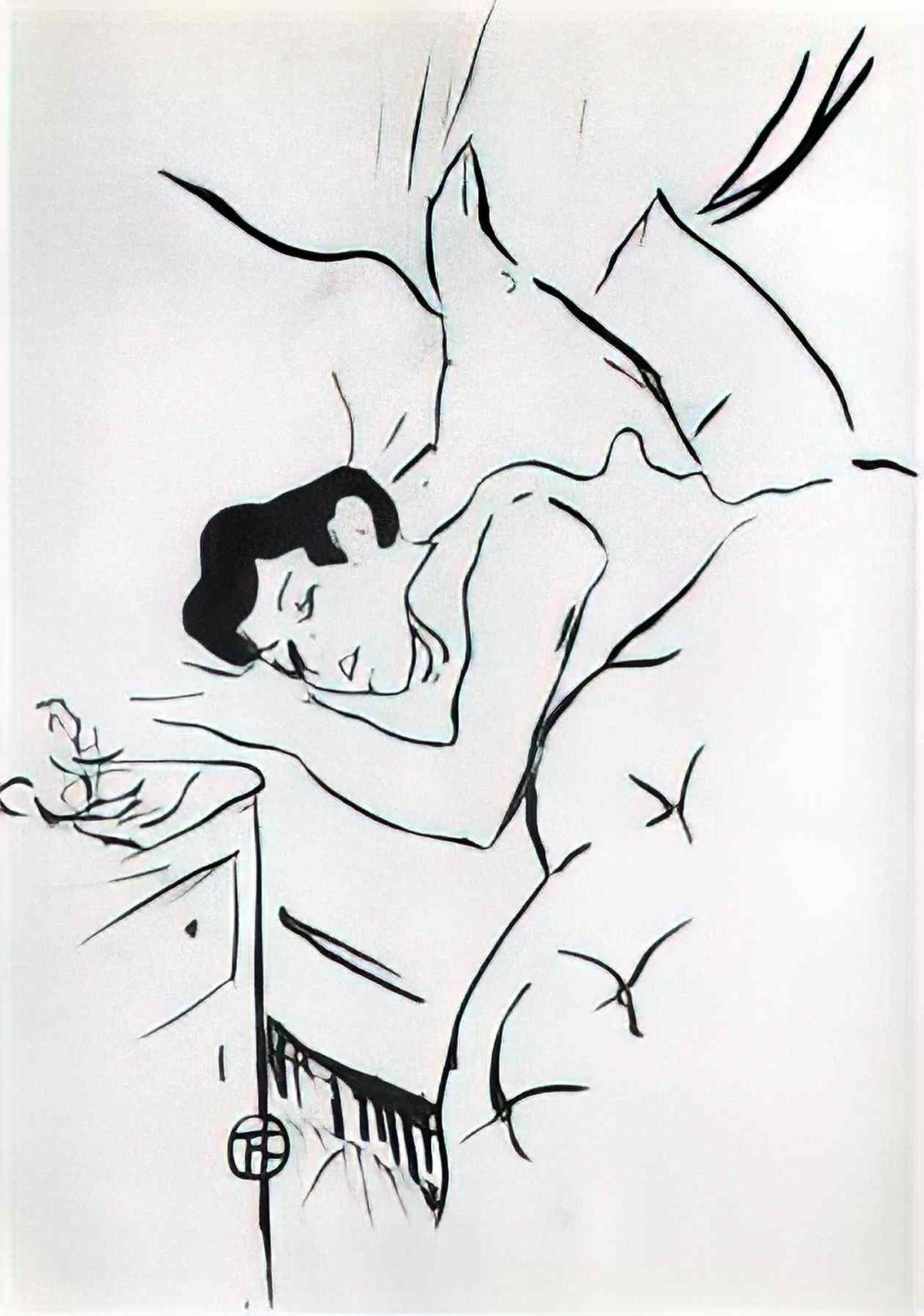 Toulouse Lautrec your mouth Art A4 Photo Print
