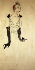 Toulouse Lautrec yvette guilbert taking a curtain call 1894 Art A4 Photo Print
