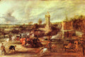 Tournament At A Castle Rubens A4 Photo Print