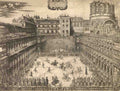 Tournament In The Courtyardofthe Vatican 16thc Vintage A4 Photo Print