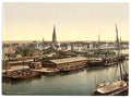 Town Bremerhafen Hanover Vintage A4 Photo Print