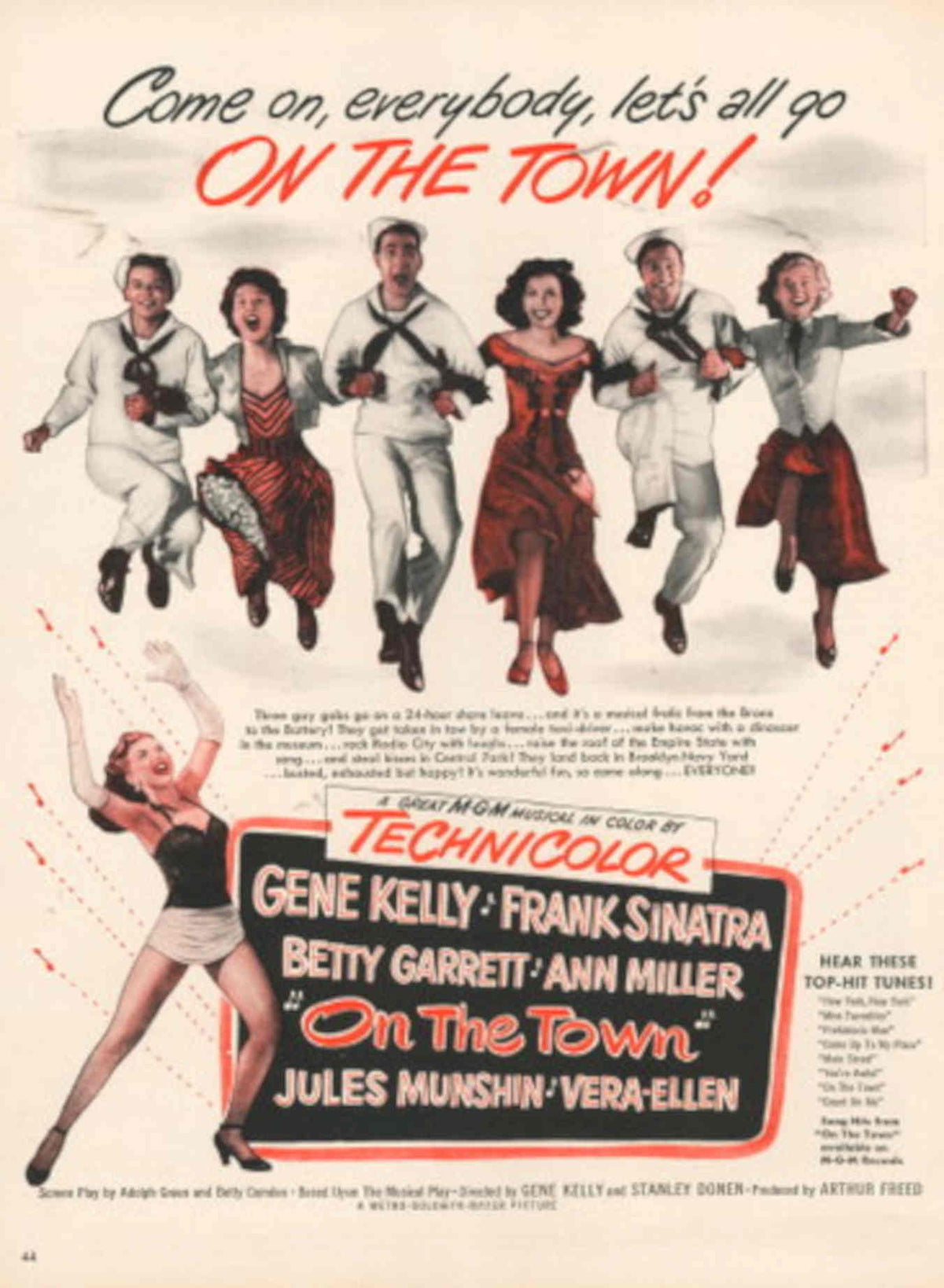 Town Poster 1 1940s Vintage Retro Advert Poster