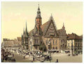 Town hall I Breslau Silesia Poster A4 Photo Print