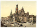 Town hall I Breslau Silesia Vintage A4 Photo Print