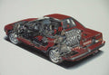 Toyota MR2 AW11 cutaway A4 Photo Print