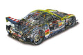 Toyota MRS GT300 2048x1365 cutaway A4 Photo Print