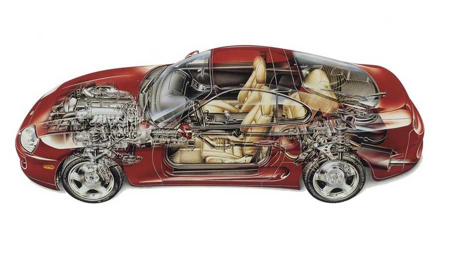 Toyota Supra cutaway (2) A4 Photo Print