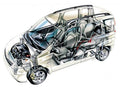 Toyota Yaris Verso cutaway A4 Photo Print