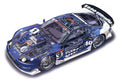 Toyota supra gt cutaway A4 Photo Print