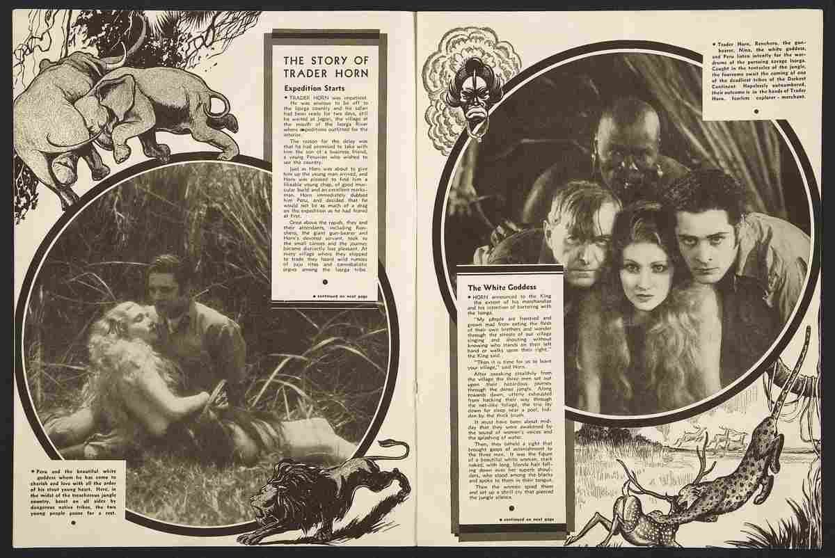  Trader Horn 1931 15 film star poster A4 Photo Print