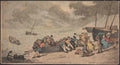 Trafalgar Battle Boats GB Cartoon Vintage Retro Advert Poster