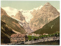 Trafoi Hotels Bellevue and Trafoi Tyrol Vintage A4 Photo Print