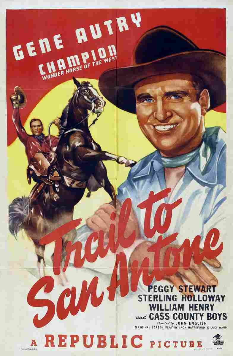  Trail to San Antone 01 film star poster A4 Photo Print