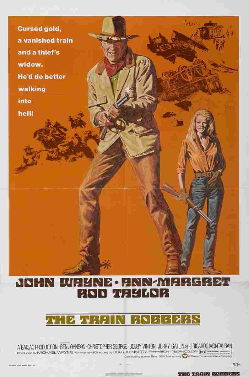  Train Robbers The 1973 01 film star poster A4 Photo Print