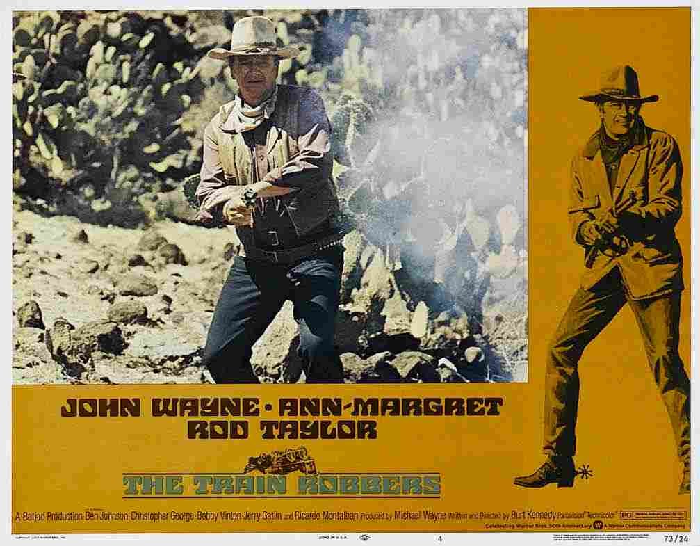  Train Robbers The 1973 14 film star poster A4 Photo Print