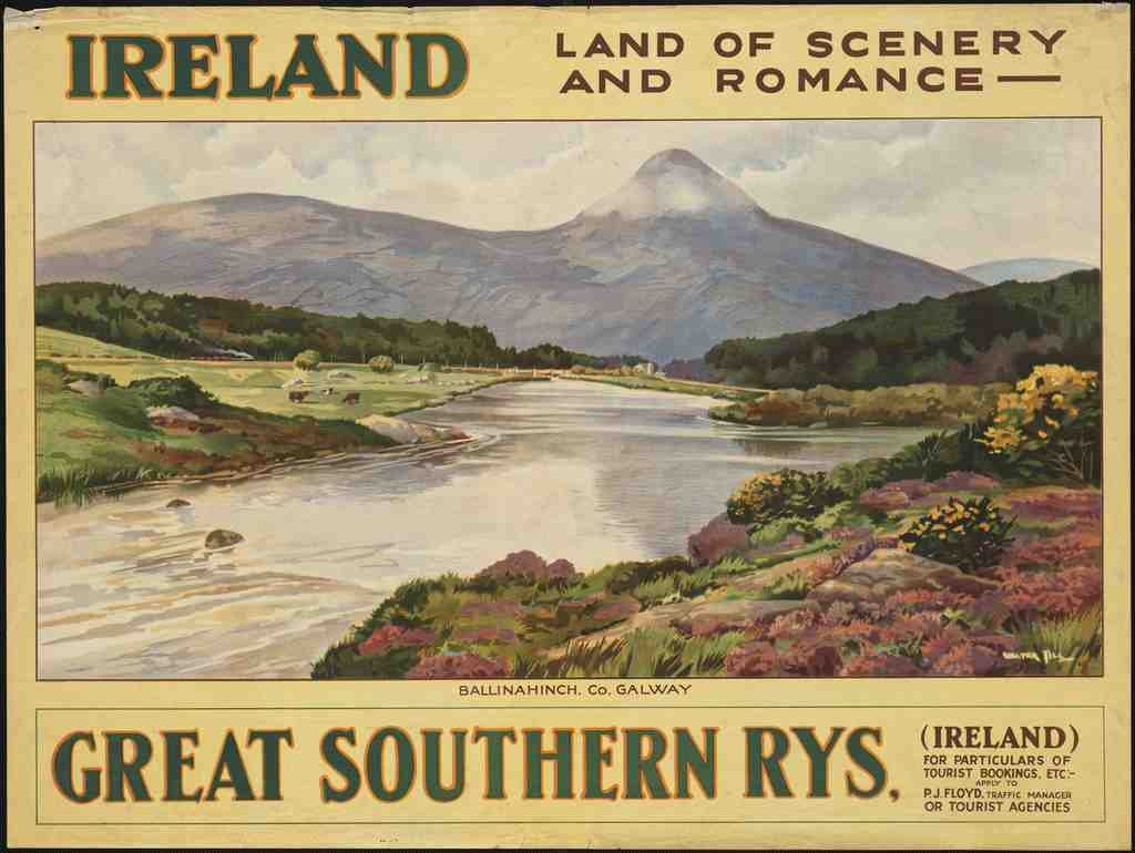 Train UK Ireland Travel U1 Vintage Advert A4 Photo Print