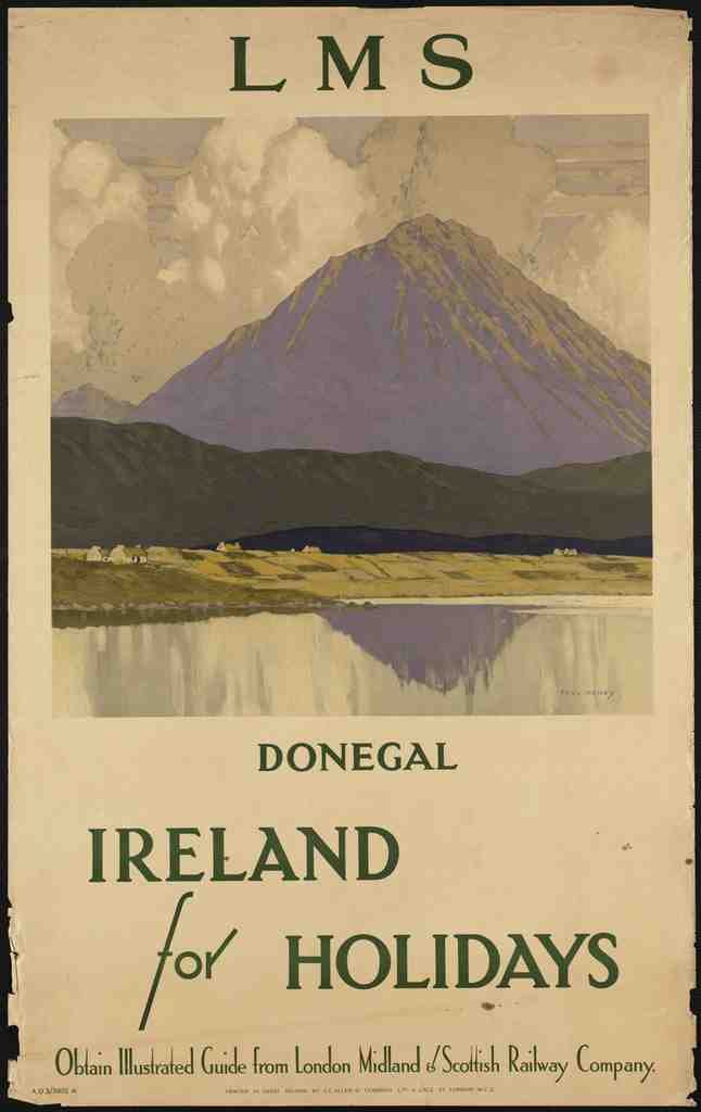 Train UK Ireland Travel U10 Vintage Advert A4 Photo Print