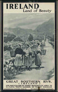 Train UK Ireland Travel U2 Vintage Advert A4 Photo Print