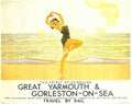 Train UK Ireland Travel U21 Vintage Advert A4 Photo Print