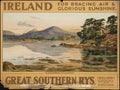 Train UK Ireland Travel U5 Vintage Advert A4 Photo Print
