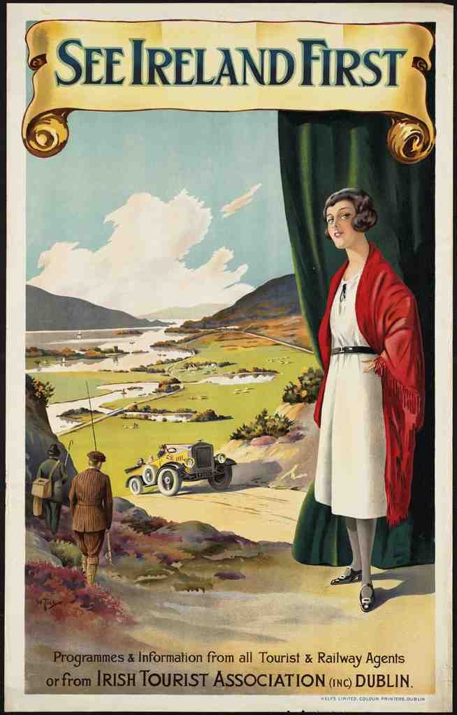Train UK Ireland Travel U6 Vintage Advert A4 Photo Print