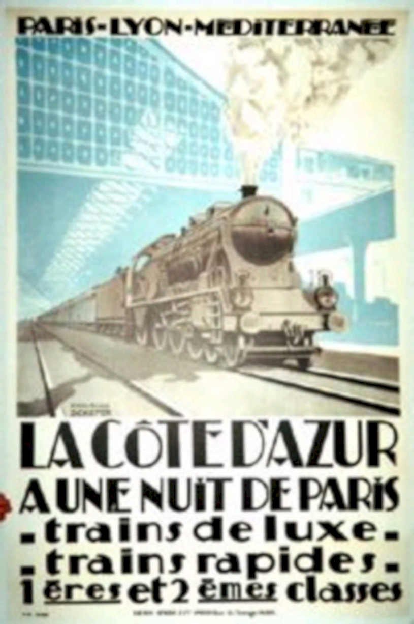 Train Vintage Retro Advert Poster A4 Photo Print