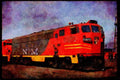 Trains 391034 Mexico, N De M Diesel 6820 Mexican Design 1974 A4 Limited Edition Watercolour Print