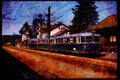 Trains 391049 Switzerland, OBB Motor Train Set, 1973 A4 Limited Edition Watercolour Print