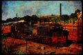 Trains 391080 South Africa, SAR 2 Ft. Narrow Gauge 2 6 2 Beyer Garrett A4 Limited Edition Watercolour Print