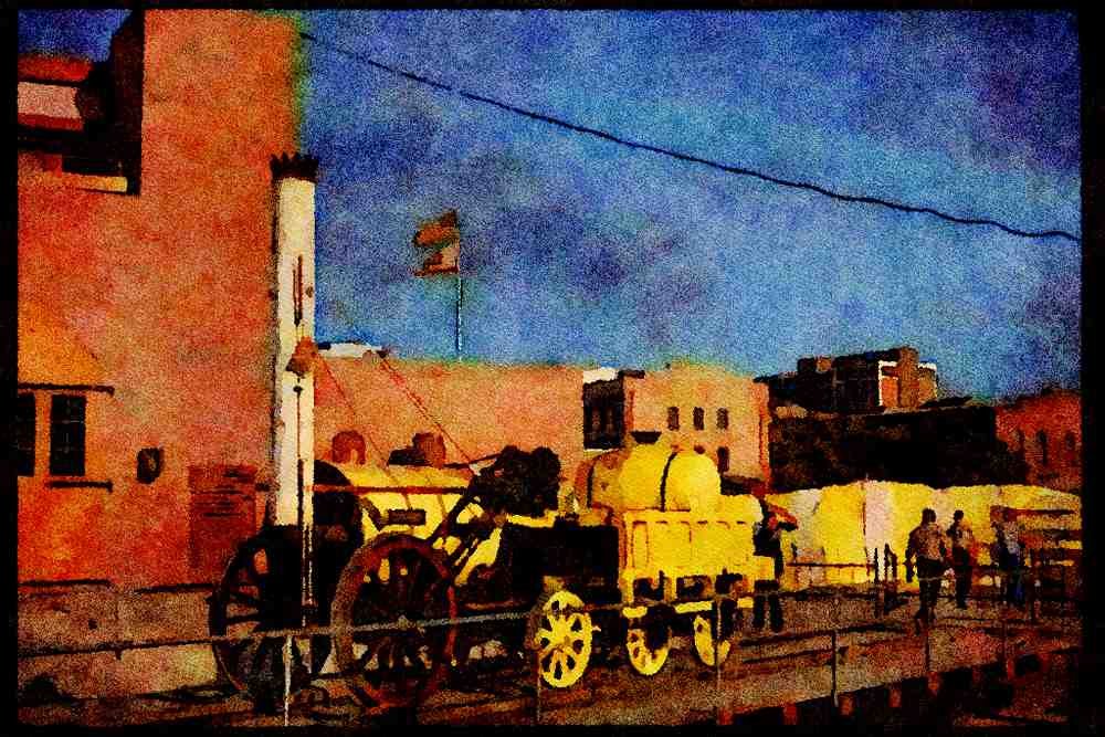 Trains 391085 British Rys _Rocket_ 0 2 2 Replica Of First Locomotive A4 Limited Edition Watercolour Print