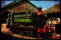 Trains 391088 British Rys 0 6 0 T GNR 1247 A4 Limited Edition Watercolour Print