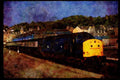 Trains 391090 British Rys Delta Class Diesel 37181, 1984 A4 Limited Edition Watercolour Print
