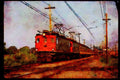 Trains 391092 Canada, CNR Boxcab Electric 6710 A4 Limited Edition Watercolour Print